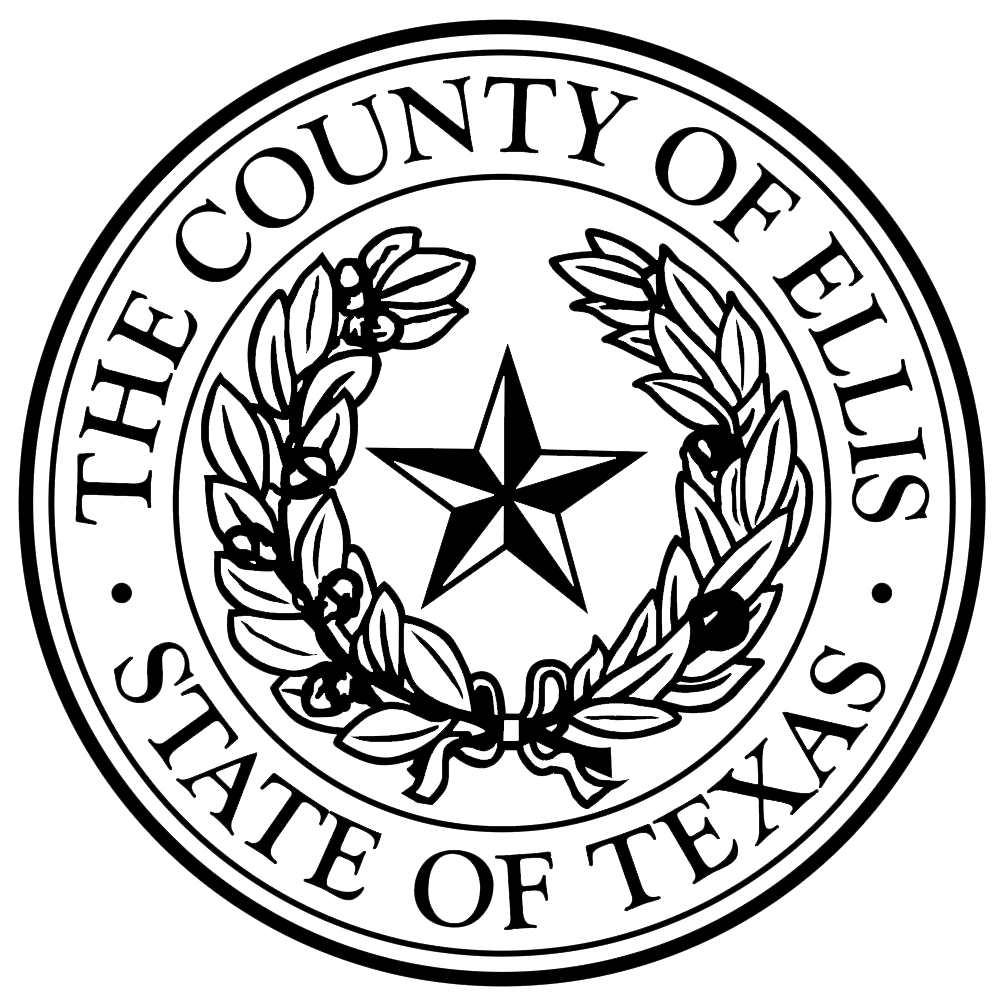 Ellis County Seal - Black